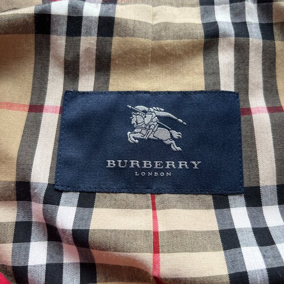 Burberry Red Trench Coat - Picture 8 of 11